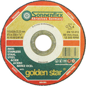 7106G - THIN GRINDING WHEELS FOR CUTTING STEEL AND STAINLESS STEEL - Orig. Sonnenflex